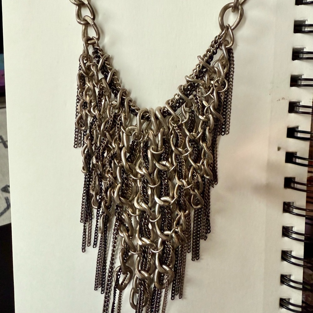 Heavy chainmail necklace